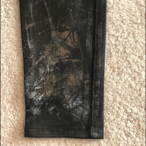 CJ by Cookie Johnson black jeans w metallic sz 26 - Picture 3 of 7